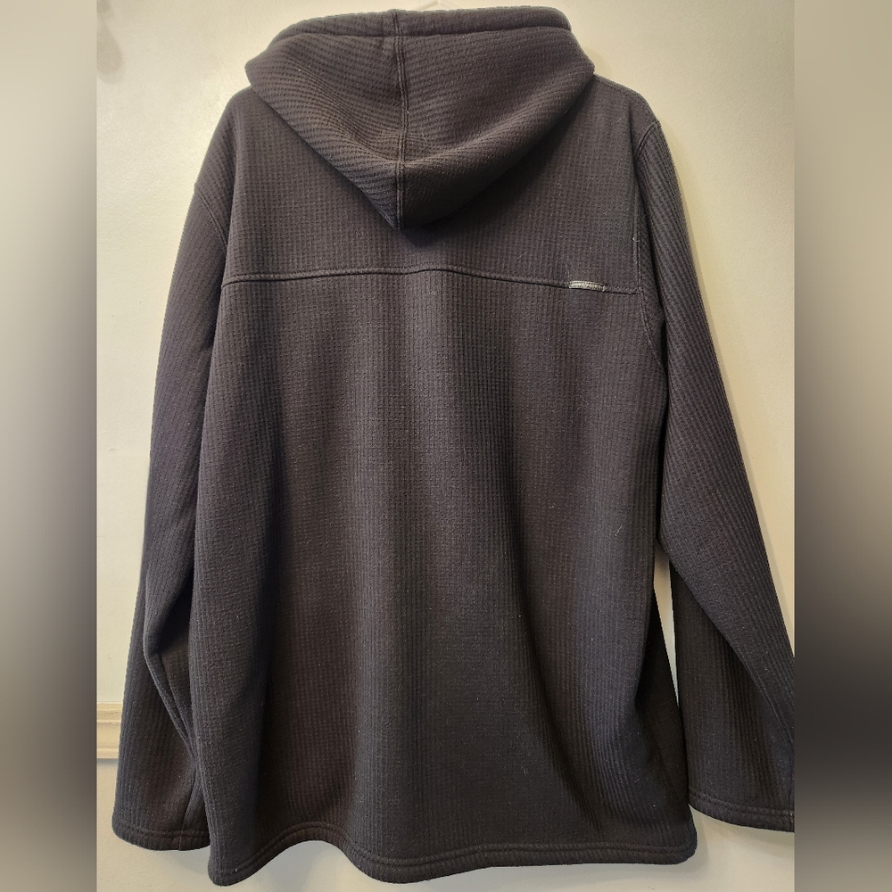 Vans Men's Charcoal Black Zip-Up Hooded Sweater Jacket - Picture 4 of 8